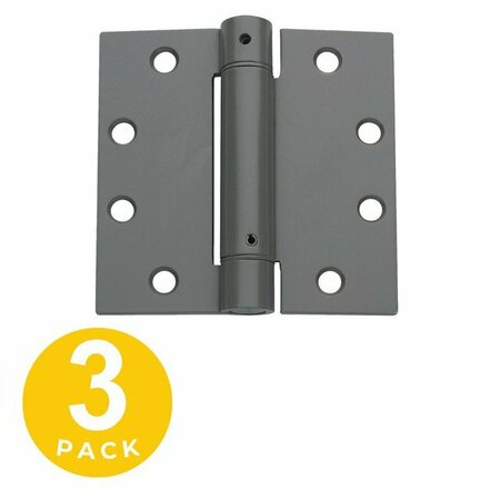 GLOBAL DOOR CONTROLS 4.5 in. x 4.5 in. US Prime Steel Spring Hinge (Set of 3) CPS4545-USP-3